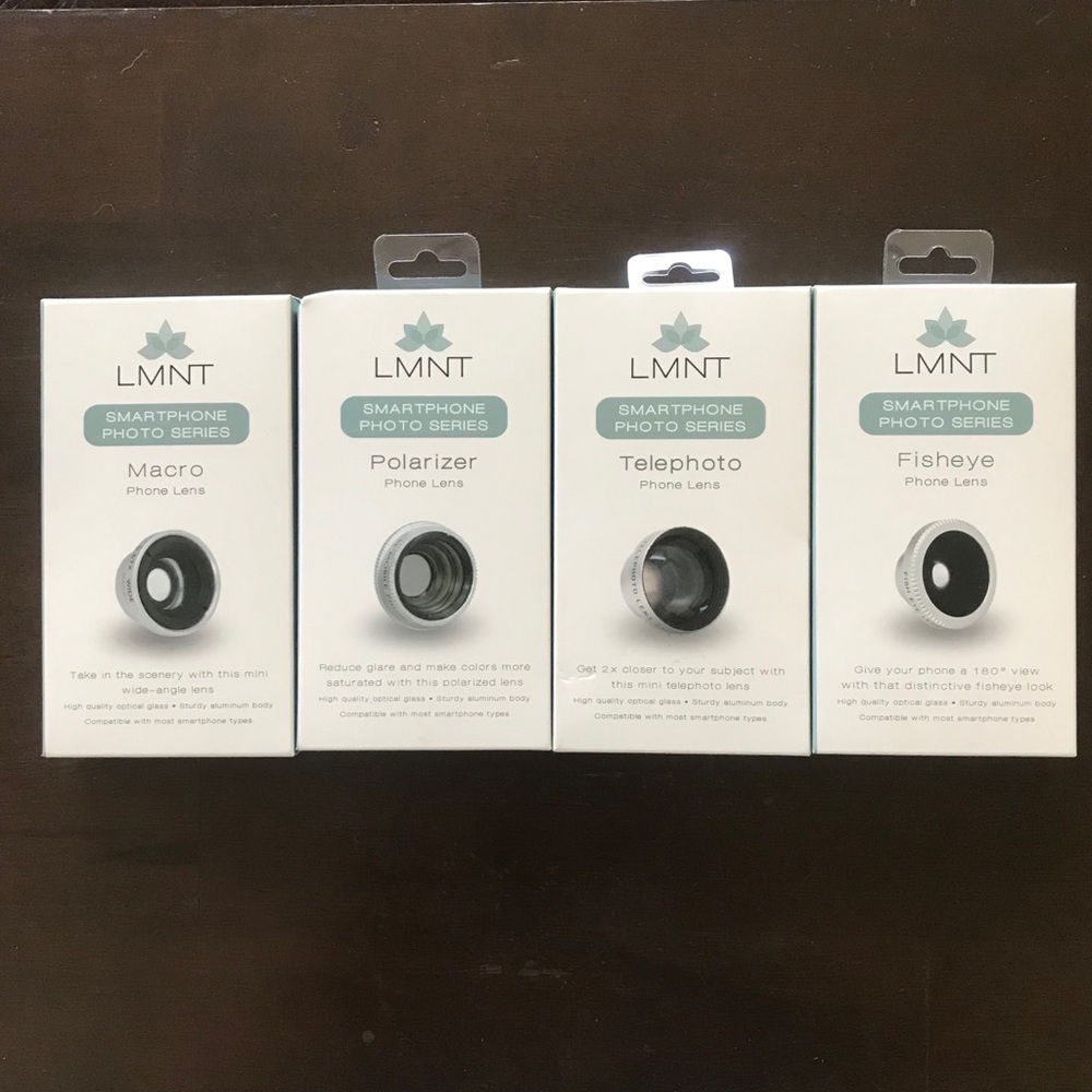 *FREE w/ any purchase* 4-set phone camera lenses